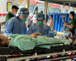TP.HCM: Diễn tập kích hoạt lại Bệnh viện dã chiến số 13