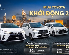 Chào năm 2023 với khuyến mãi cho 3 dòng xe chiến lược của Toyota