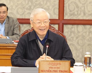 Tổng bí thư Nguyễn Phú Trọng chủ trì họp Bộ Chính trị, Ban Bí thư