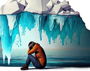 Trầm cảm khi tảng băng ngày càng khổng lồ