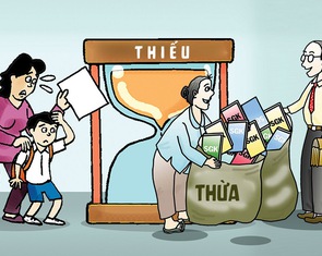 Sách giáo khoa vừa thiếu vừa thừa