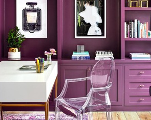 14 ý tưởng bất ngờ thú vị với màu tím trong nhà