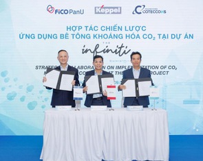 Ba công ty triển khai bê tông bền vững tại Việt Nam