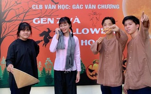 Teen Trường THPT Đa Phước học văn qua hóa trang Halloween