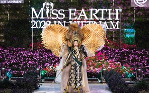Hoa hậu Đỗ Lan Anh tạo ấn tượng tốt trong đêm bán kết Miss Earth 2023