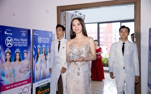 Hoa hậu Mai Phương khoe nhan sắc nữ thần