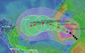 Bão Saola vào Biển Đông, có gây thời tiết xấu trên đất liền dịp nghỉ lễ 2-9?