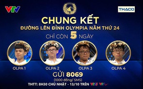 Cuối tuần này đón xem chung kết Đường lên đỉnh Olympia năm 2024