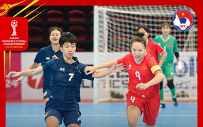 Đánh bại Thái Lan, tuyển futsal nữ Việt Nam vô địch giải Đông Nam Á