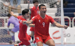 18h hôm nay 10-11, futsal Việt Nam gặp Indonesia