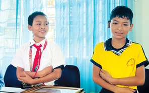 Hai nam sinh Trường THCS Kpă Klơng (Gia Lai) dũng cảm cứu người