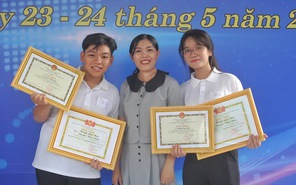 Đôi bạn Trường THPT Hồng Ngự 3 (Đồng Tháp) giành giải nhất Ý tưởng khởi nghiệp