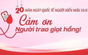 Ngày Quốc tế người hiến máu: 20 năm lan tỏa việc làm ý nghĩa