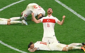 Thổ Nhĩ Kỳ vào tứ kết Euro 2024 sau chiến thắng nghẹt thở trước Áo