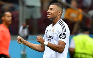 Kết quả Real Madrid đấu Atalanta tại Siêu cúp châu Âu: Kylian Mbappe ghi bàn