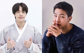 BTS mừng Trung thu fan: Jin mặc hanbok, RM tặng kỷ lục mới