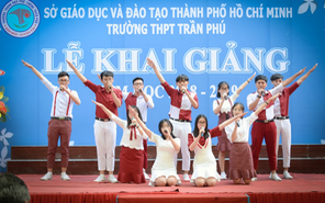 "Làn gió mới" trong lễ khai giảng của teen THPT Trần Phú (Q.Tân Phú)