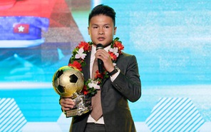Nguyễn Quang Hải giành Quả bóng vàng Việt Nam 2018