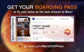 Bạn đã gửi tên mình lên sao Hỏa chưa?
