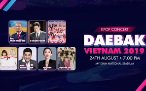 Công bố dàn line-up chính thức của "K-pop Concert Daebak Vietnam 2019''