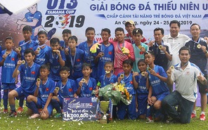 U13 Chợ Mới vô địch vòng bảng khu vực An Giang giải U13 Yamaha Cup 2019
