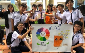 Teen THPT Nguyễn Hữu Tiến (Hóc Môn) nói không với đồ nhựa