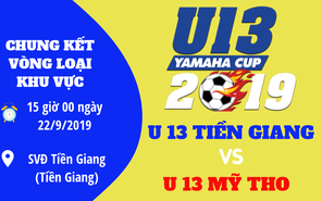U13 Yamaha Cup 2019: U13 Tiền Giang giành tấm vé cuối cùng tham dự vòng chung kết