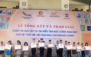 Học sinh Tiền Giang đoạt 2 giải cuộc thi Sưu tập và tìm hiểu tem bưu chính 2021 toàn quốc