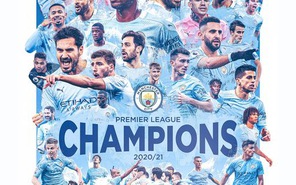 Manchester City vô địch Ngoại hạng Anh 2020/21 trước 3 vòng đấu