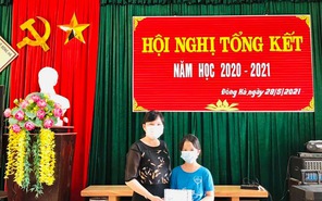 Học sinh lớp 5 ở Quảng Trị dành tiền thưởng gửi tặng vùng dịch Bắc Giang