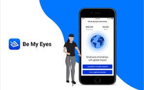 Ứng dụng hỗ trợ người khiếm thị Be My Eyes