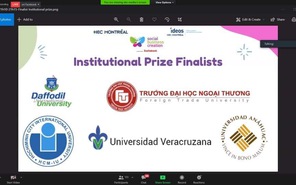 Trường ĐH Ngoại thương được vinh danh tại cuộc thi Sáng tạo kinh doanh toàn cầu