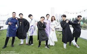 Dàn cast Running Man Vietnam diện áo dài khoe viral “đỉnh cao” tại Hàn Quốc