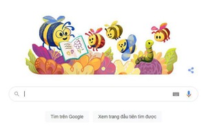 Google Doodle tôn vinh ngày Nhà giáo Việt Nam 20/11