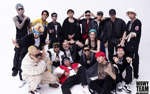 Wowy Team họp mặt trong một bức hình, qui tụ thí sinh Rap Việt mùa 1 và 2