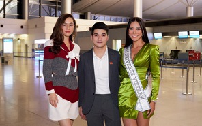 Kim Duyên được Hoàng My “hộ tống” sang Israel dự thi Miss Universe 2021