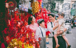 Gia đình Đức Thịnh - Thanh Thuý & bộ ảnh Tết theo kiểu Sài Gòn xưa