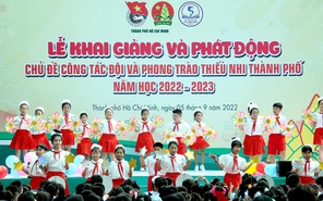 Phát động chủ đề năm học mới 2022-2023 của thiếu nhi TP