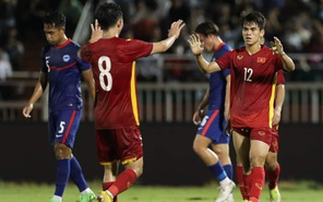 Nguyễn Thanh Nhân, Khuất Văn Khang ghi bàn trong ngày ra mắt Đội tuyển Việt Nam