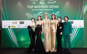 Thùy Tiên, Thiên Ân đọ sắc cùng đương kim Miss Grand International 2022 Isabella