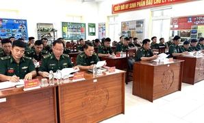 Đồn Biên phòng cửa khẩu Quốc tế Bình Hiệp hoàn thành tốt nhiệm vụ 6 tháng đầu năm