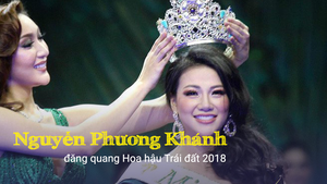 Nguyễn Phương Khánh đăng quang Hoa hậu Trái đất 2018