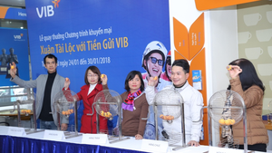 Hàng trăm giải thưởng hấp dẫn cho khách hàng gửi tiết kiệm tại VIB