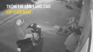 Cảnh báo nạn trộm cắp tài sản tăng cao dịp cuối năm