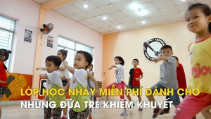 Lớp học nhảy miễn phí dành cho những đứa trẻ khiếm khuyết