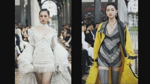 Hoa hậu Tiểu Vy, Lương Thùy Linh làm vedette show thời trang của Lê Thanh Hòa