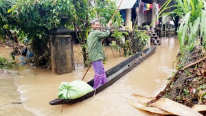 Hơn 2.600 héc ta cây trồng bị thiệt hại nặng do hoàn lưu bão số 6