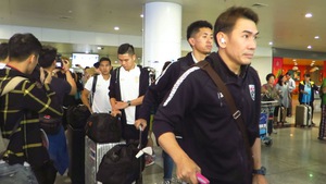 Đội tuyển Thái Lan tới Hà Nội, chuẩn bị cho trận đấu với VN ngày 19-11