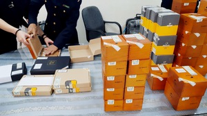 Hải quan sân bay Tân Sơn Nhất tạm giữ gần 2.500 điếu xì gà