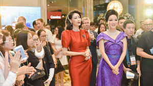 Hoa hậu Giáng My, Hà Kiều Anh chào đón nhà mốt nổi tiếng của Ý đến Việt Nam